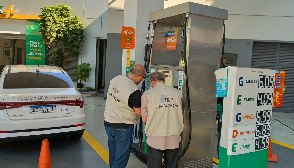 Na capital, Ipem-SP integra Operação Consumo Seguro em postos de combustíveis